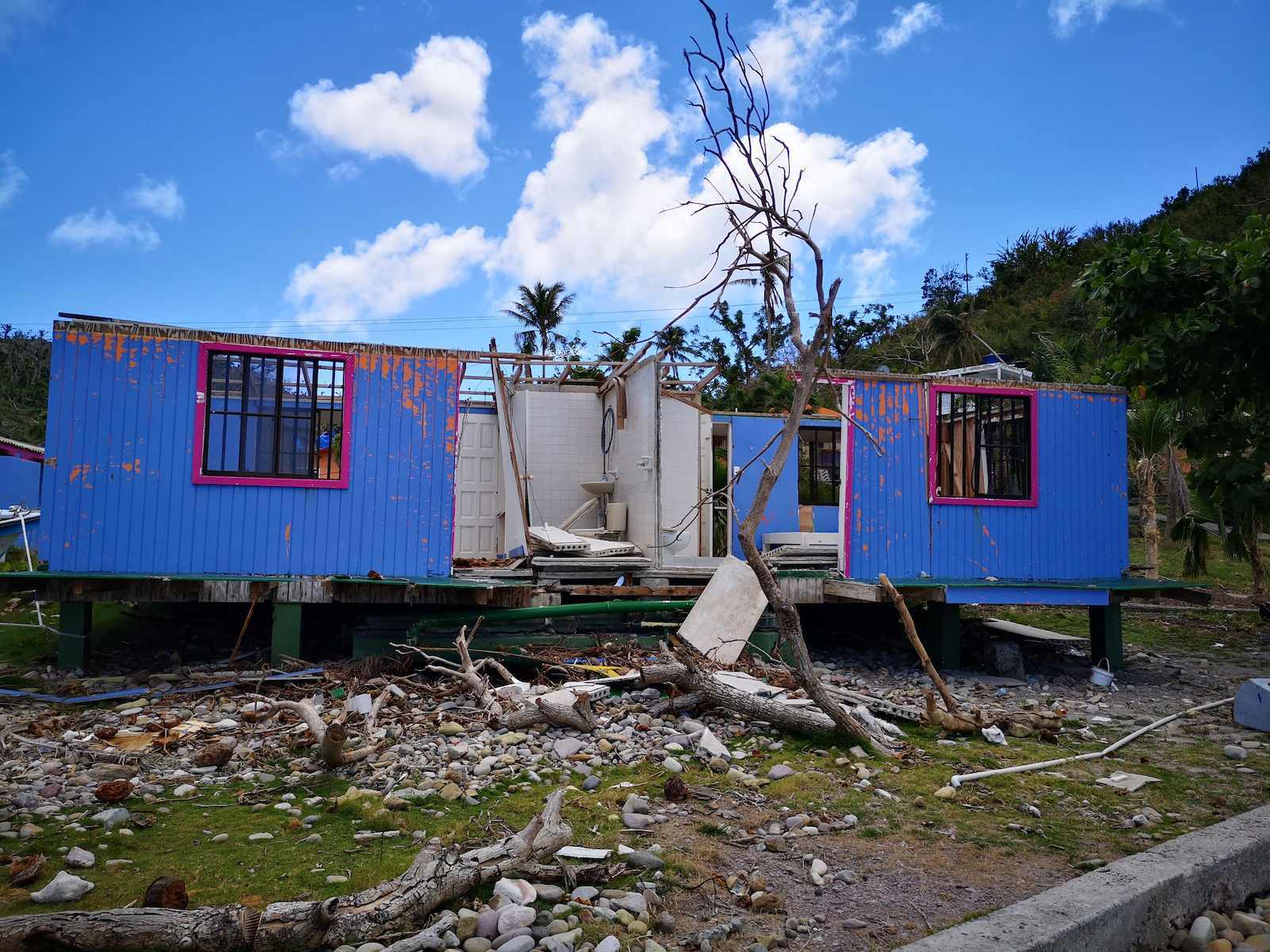 A home in a Columbian coastal community ravaged by a hurricane. Researchers in Colombia have been using wave and current data measured by Nortek’s ocean sensors to improve hurricane prediction. Photo: Juan David Osorio Cano/CEMarin.