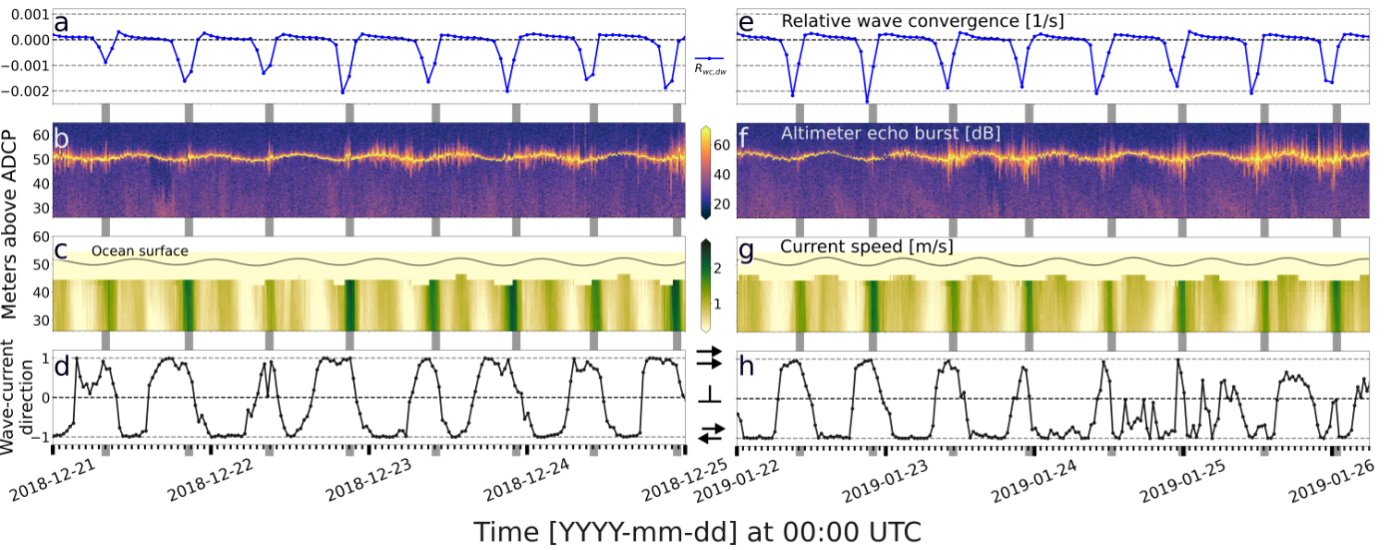 Altimeter echo burst data