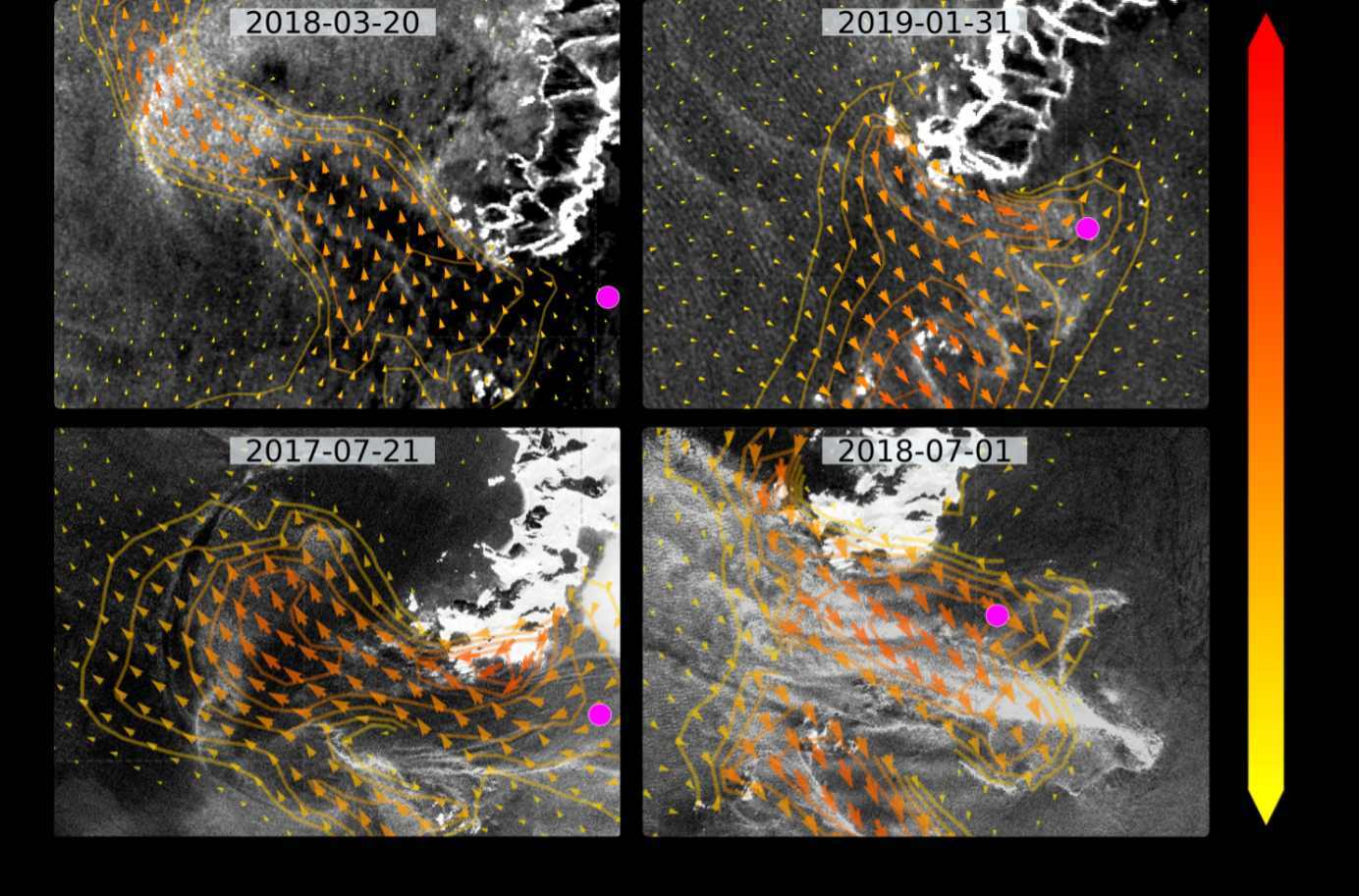 Signature500 ADCP placed at the entrance of the Vestfjord basin at around 50 m depth