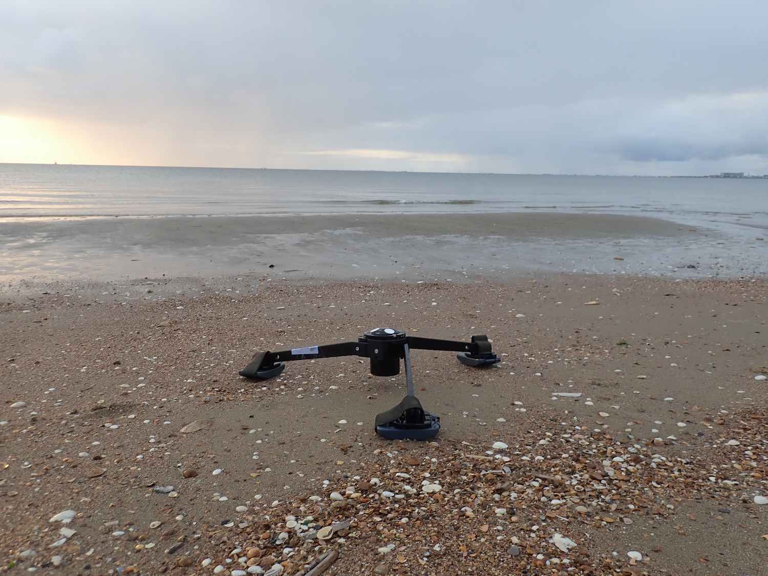 Nortek instrument on the beach