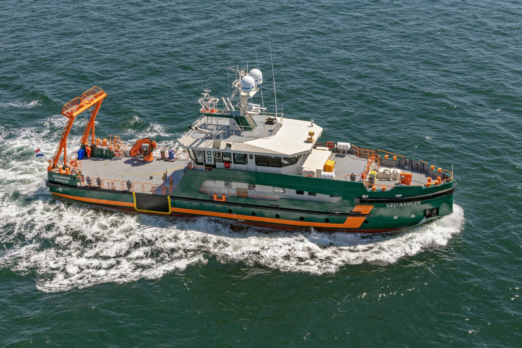 Nortek sub seabed survey vessel