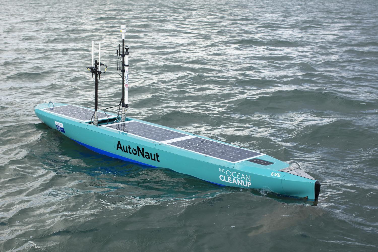 The Autonaut 5.0 USV equipped with the 1000 kHz version of Nortek’s Signature VM Ocean system