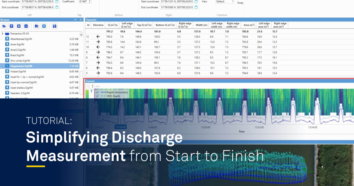 Nortek | Simplifying Discharge Measurement from Start to Finish