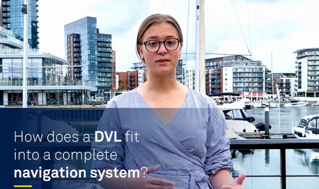 How does a DVL fit into a complete navigation system?
