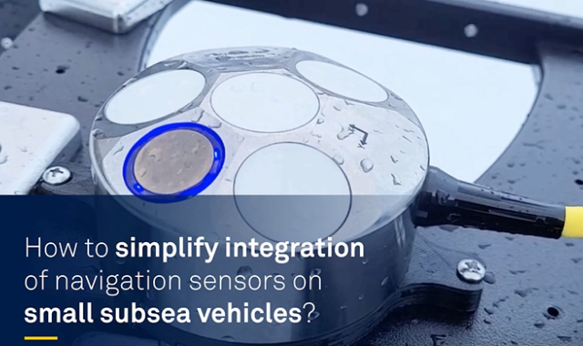 Simplifying integration of navigation sensors on small subsea vehicles