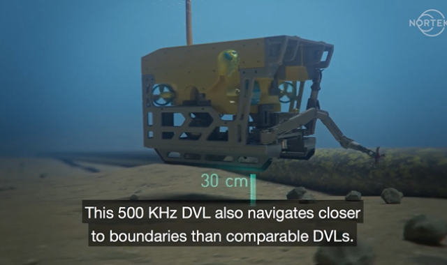 Improving subsea navigation with Nortek's state-of-the-art DVLs